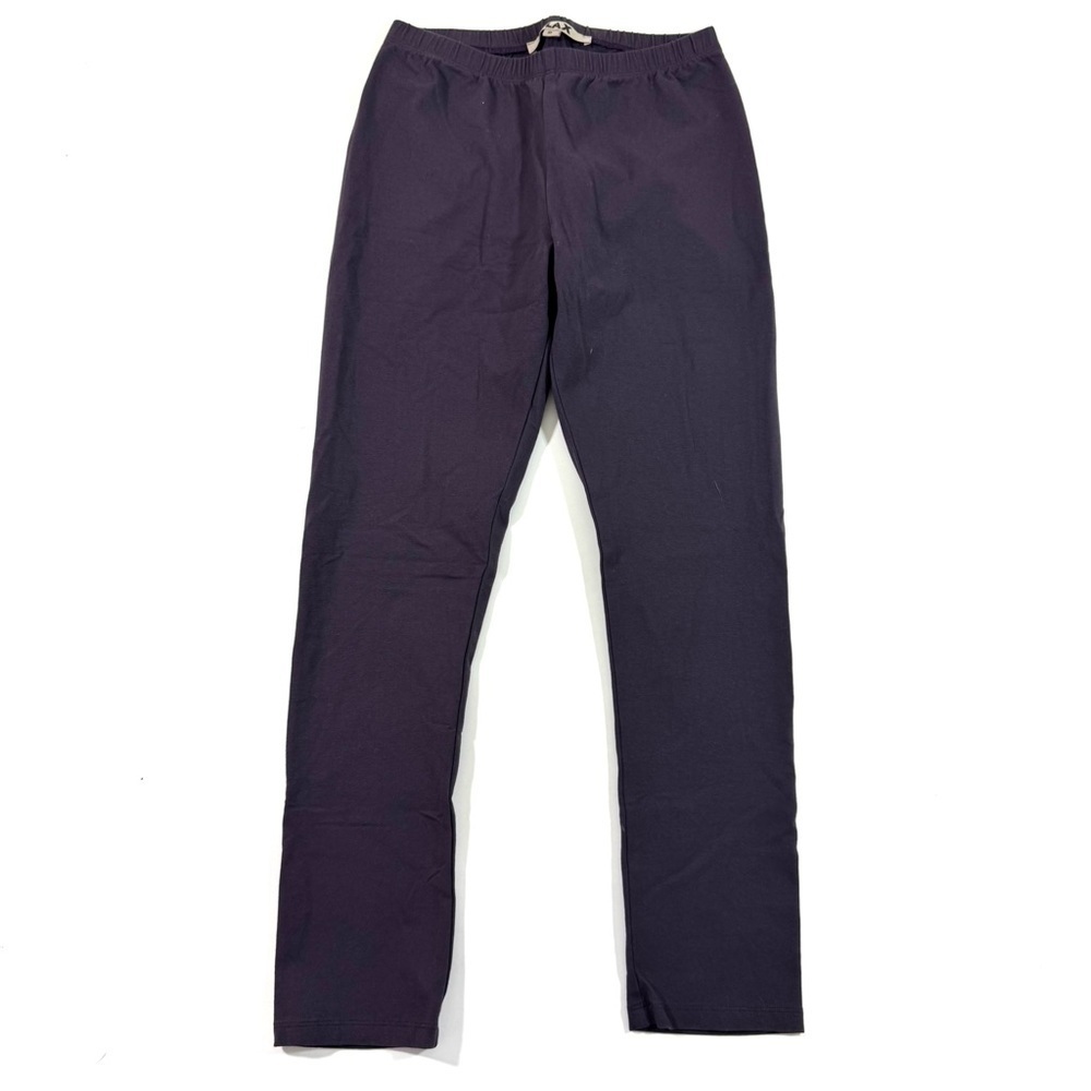 Flax Stretch Cotton Leggings Purple Size Small